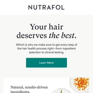 You deserve a smarter hair supplement.