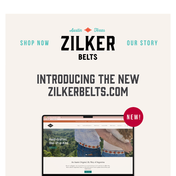 💻 Introducing the NEW zilkerbelts.com