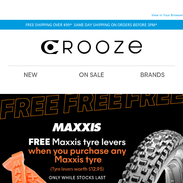 💥 Maxxis - Free Levers! New Koda & Garmin Arrivals.