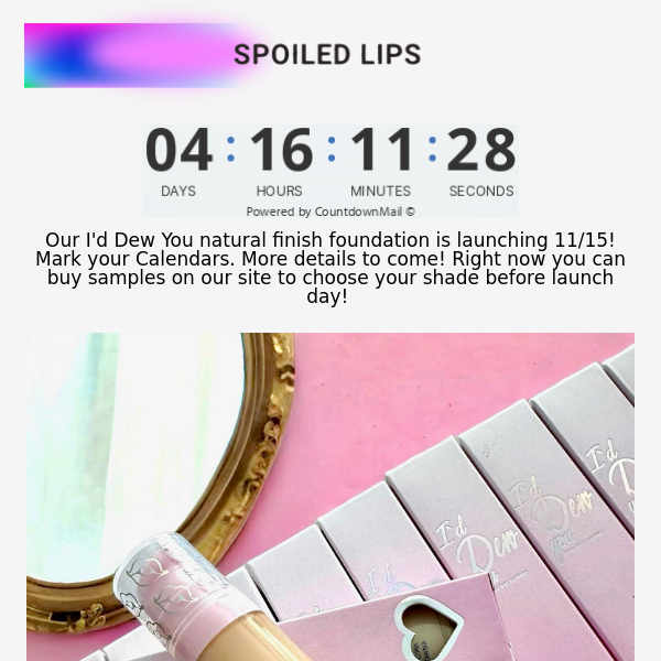 4 Days LEFT until Foundation Launch! 👀