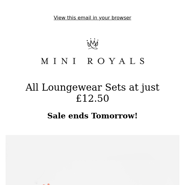 Loungewear Sets just £12.50 - Sale Ends tomorrow