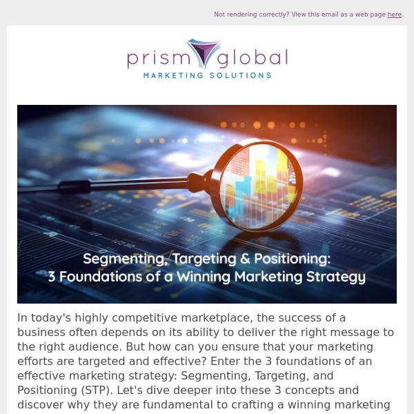 Segmenting, Targeting & Positioning: 3 Foundations Of A Winning ...