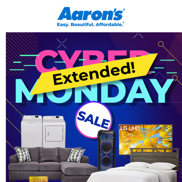 CYBER MONDAY EXTENDED 🙌