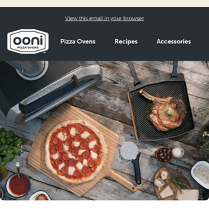 Flame cook anything in your Ooni oven