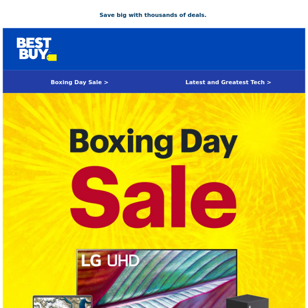 🎉 Boxing Day Sale starts now!