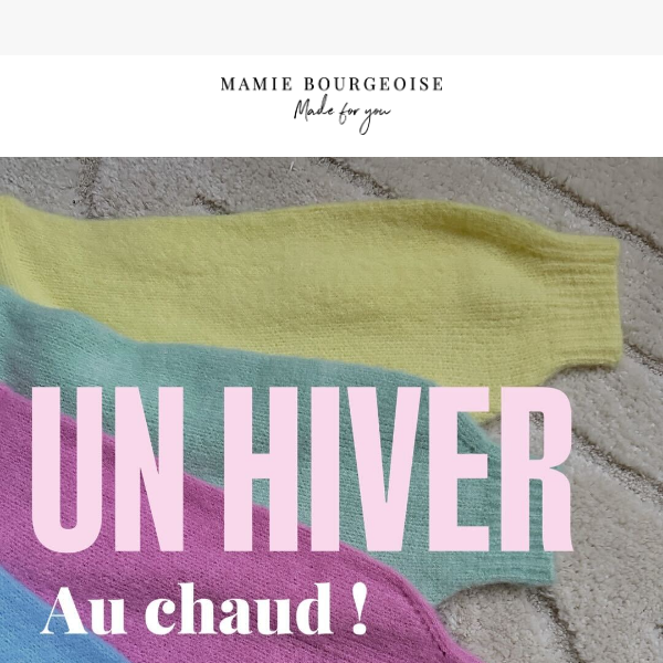 Nos nouveautés pour passer l'hiver en douceur ❄️