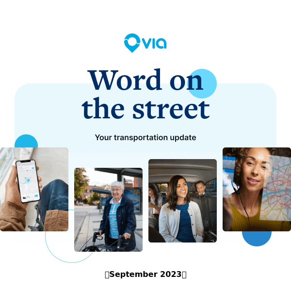 Your September transportation update