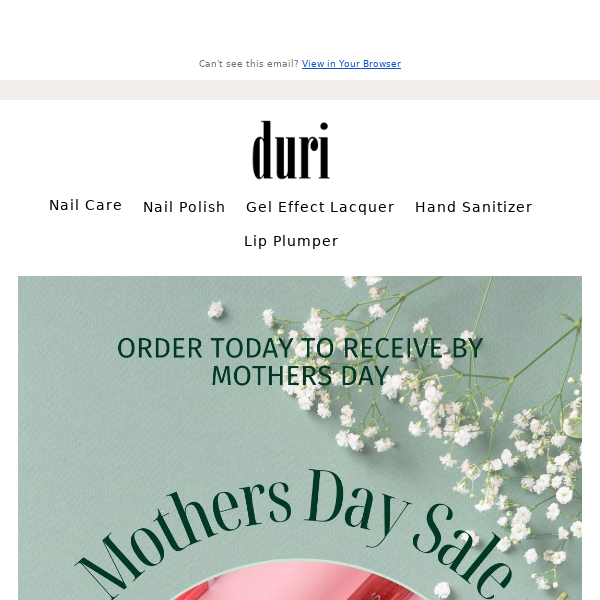 Get your order by Mothers Day!