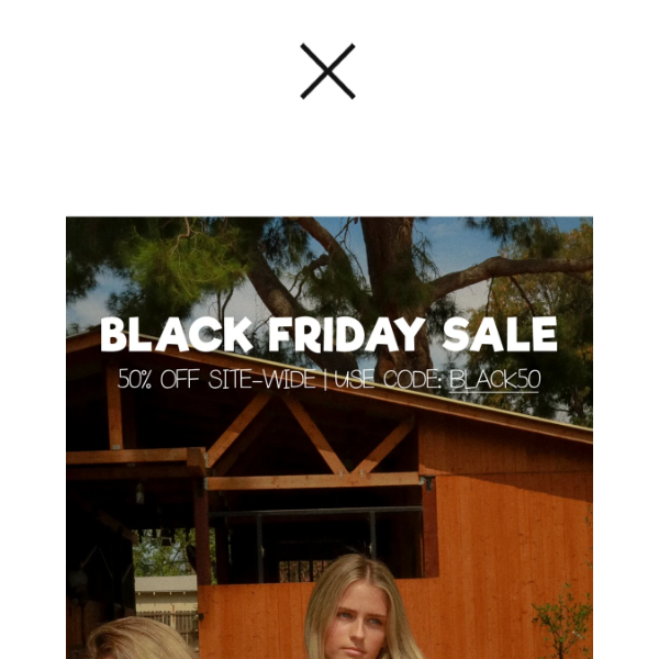 ON GOING - Black Friday SALE