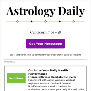 capricorn - Your Horoscope is Here