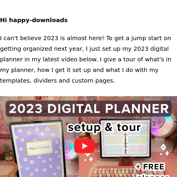 Plan digitally in 2023 ✍ my digital planner setup