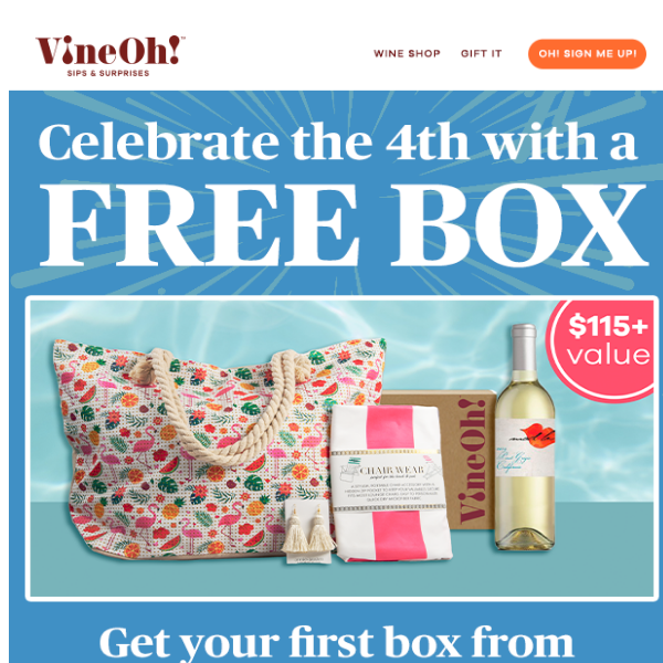 🙌 FREE box for the 4th!