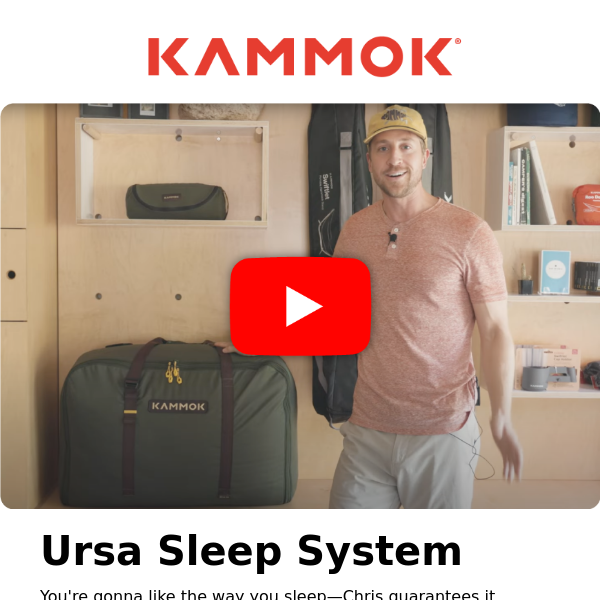 Discover the New Ursa Sleep System at Kammok.com 🏕️