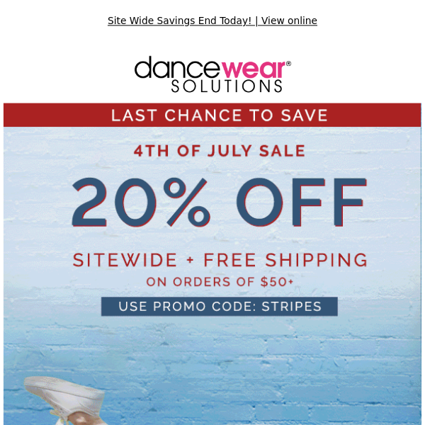 BEST Dancewear Solutions Coupon Codes → 20 Off (12 Active) August 2022