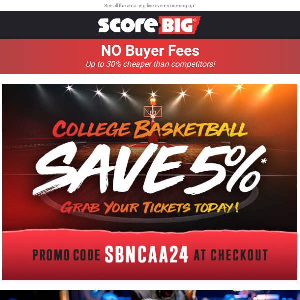 Save On College Basketball Tickets Now! / Hans Zimmer / Meghan Trainor / Mike Tyson vs Jake Paul / And More!