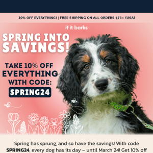 🌱 10% OFF! Spring into Savings NOW!