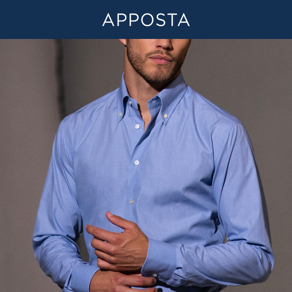 Get a Perfect-Fit Blue Shirt - Apposta