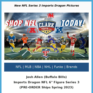 🏈 New NFL Imports Dragon Pictures | Josh Allen | Jalen Hurts