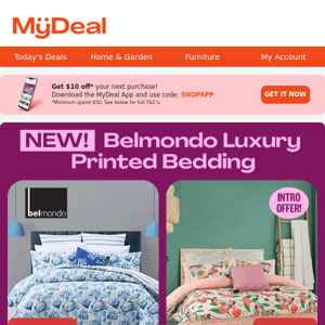 Just In: Belmondo Bedding From $12 😲