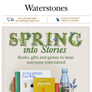 Enjoy Spring With Waterstones