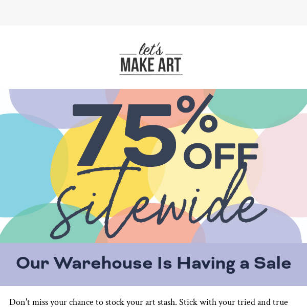 75% Off Sitewide