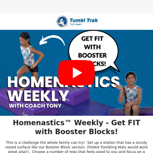[Homenastics™ Weekly] How to Get FIT with Booster Blocks!