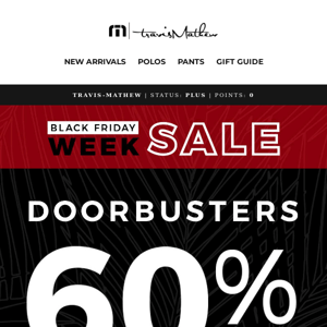 60% Off Doorbusters!