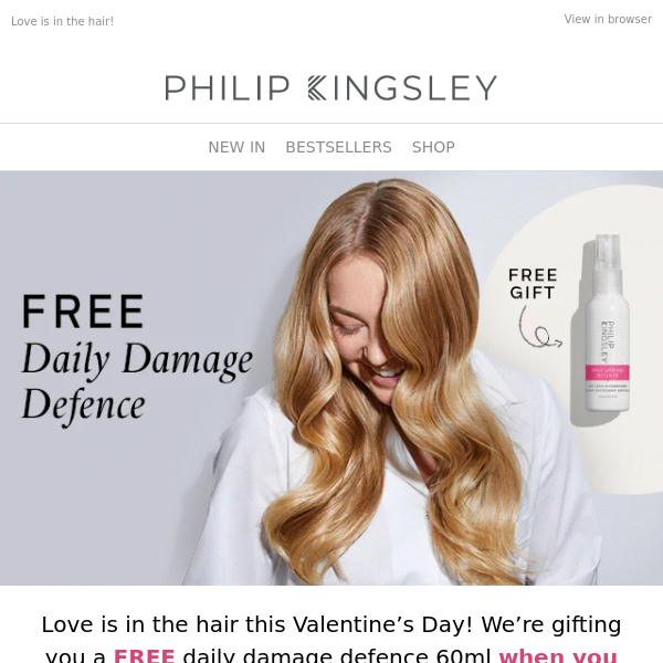 Your gift awaits: Valentine's love from Philip Kingsley!