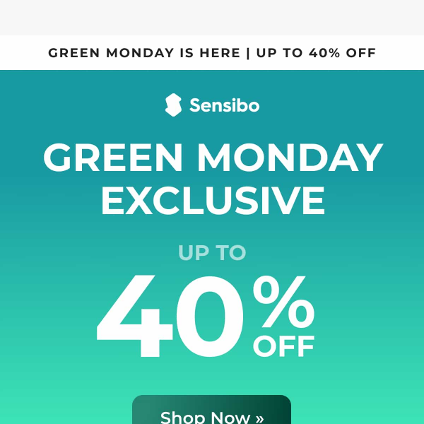 🍃 Smart Climate, Smarter Savings: Green Monday Sale 🍃