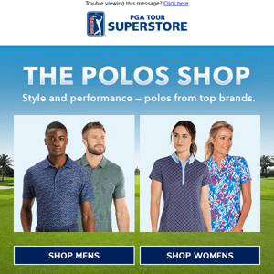Polos NEVER go out of style.