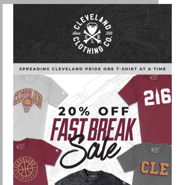 20% Off Fast Break Sale