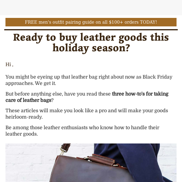 3 How to's before buying a leather