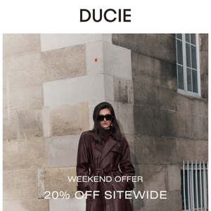 🚨 Weekend Offer 🚨 | 20% Off Sitewide