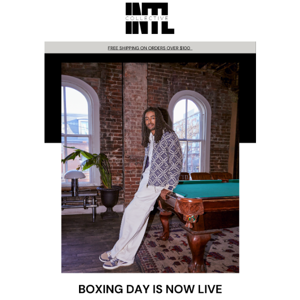 BOXING DAY IS LIVE!