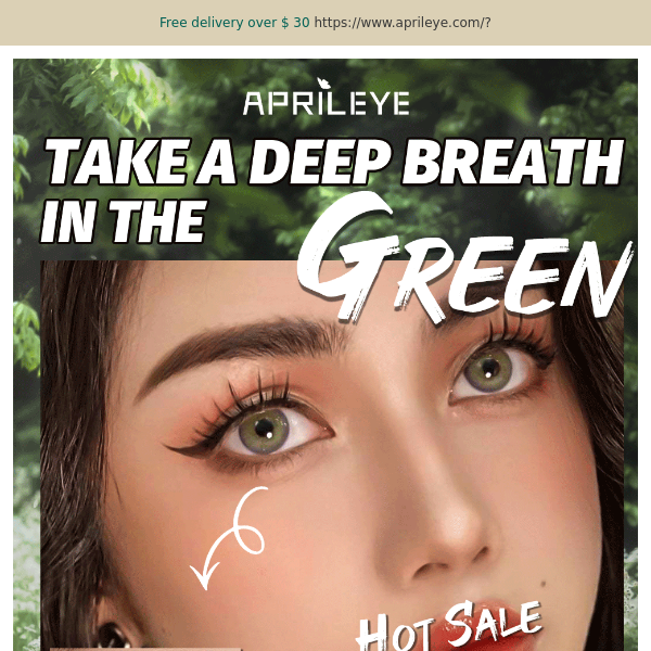 Green Dreamin' 💚: Elevate Your Look with Stunning Green Contacts!"