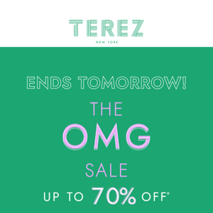 Ends TOMORROW: Up To 70% Off