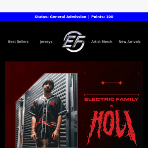 New EF x HOL! Baseball Jersey drops Friday @ 10am PST!