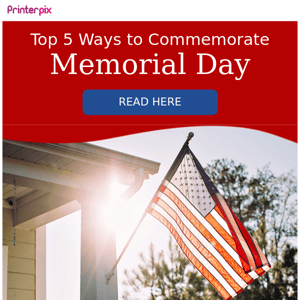 Top 5 Ways to Commemorate Memorial Day