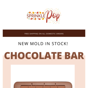NEW Chocolate Bar Mold! 🍫
