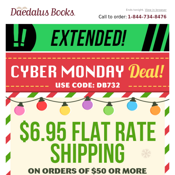 Cyber Flat Ship Deal-- Last Chance!