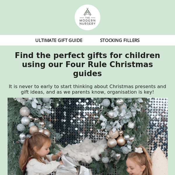 Our guide to shopping for kids this Christmas 🎄The four rule Christmas🎁