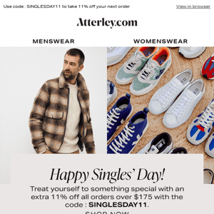 Treat yourself this Singles' Day…