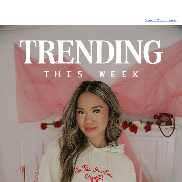 this week's trend report 📈✨