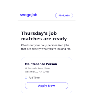 Personalized job matches for June 8, 2023