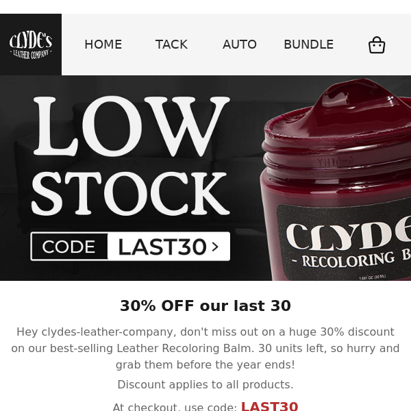 How are Clyde's Leather Products?: Using Clyde's Recoloring Balm