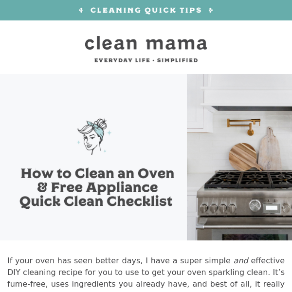 How to Clean Small Appliances - Clean Mama