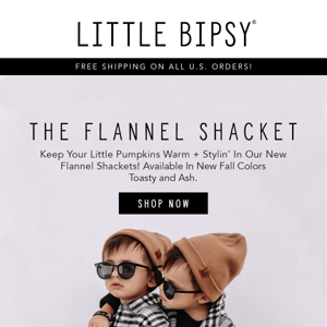 Flannel Shackets Available Now!