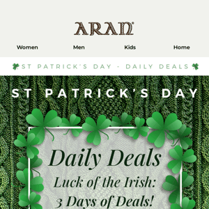 Exclusive Daily Deals to get you St. Patrick's Day parade ready☘️