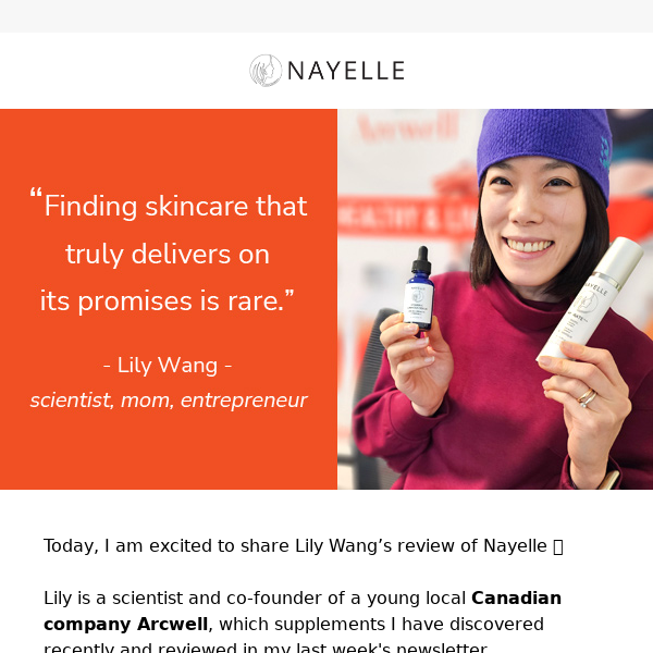 👩🏻‍⚕️Scientist tests Nayelle + Your 25% off expires soon (coupon)