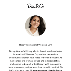 Intl Women's Day: A Special Message from Our CEO
